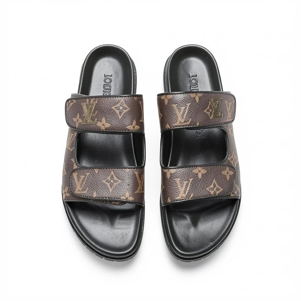 Chancleta de diseño con tiras ajustables