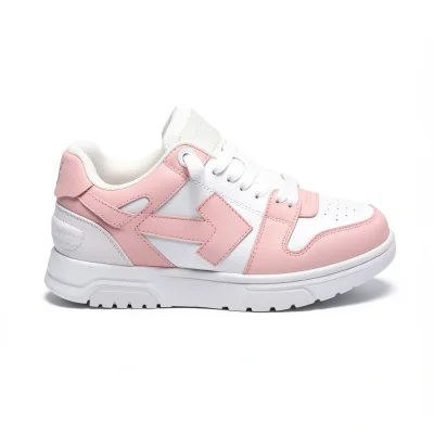 Tenis estilo casual en tonos rosa y blanco