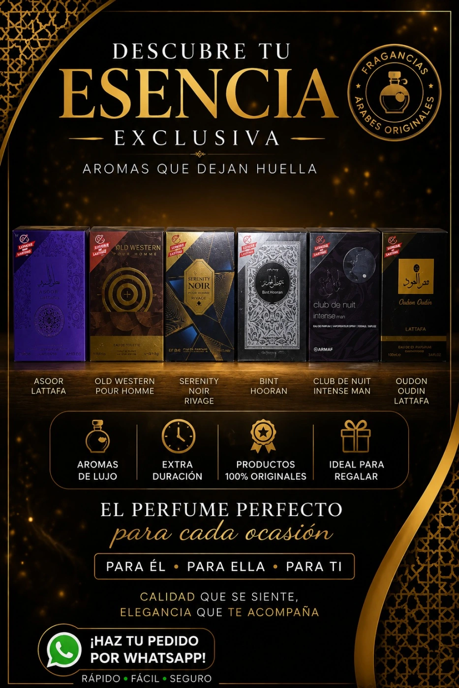 🌙 Fragancias árabes originales