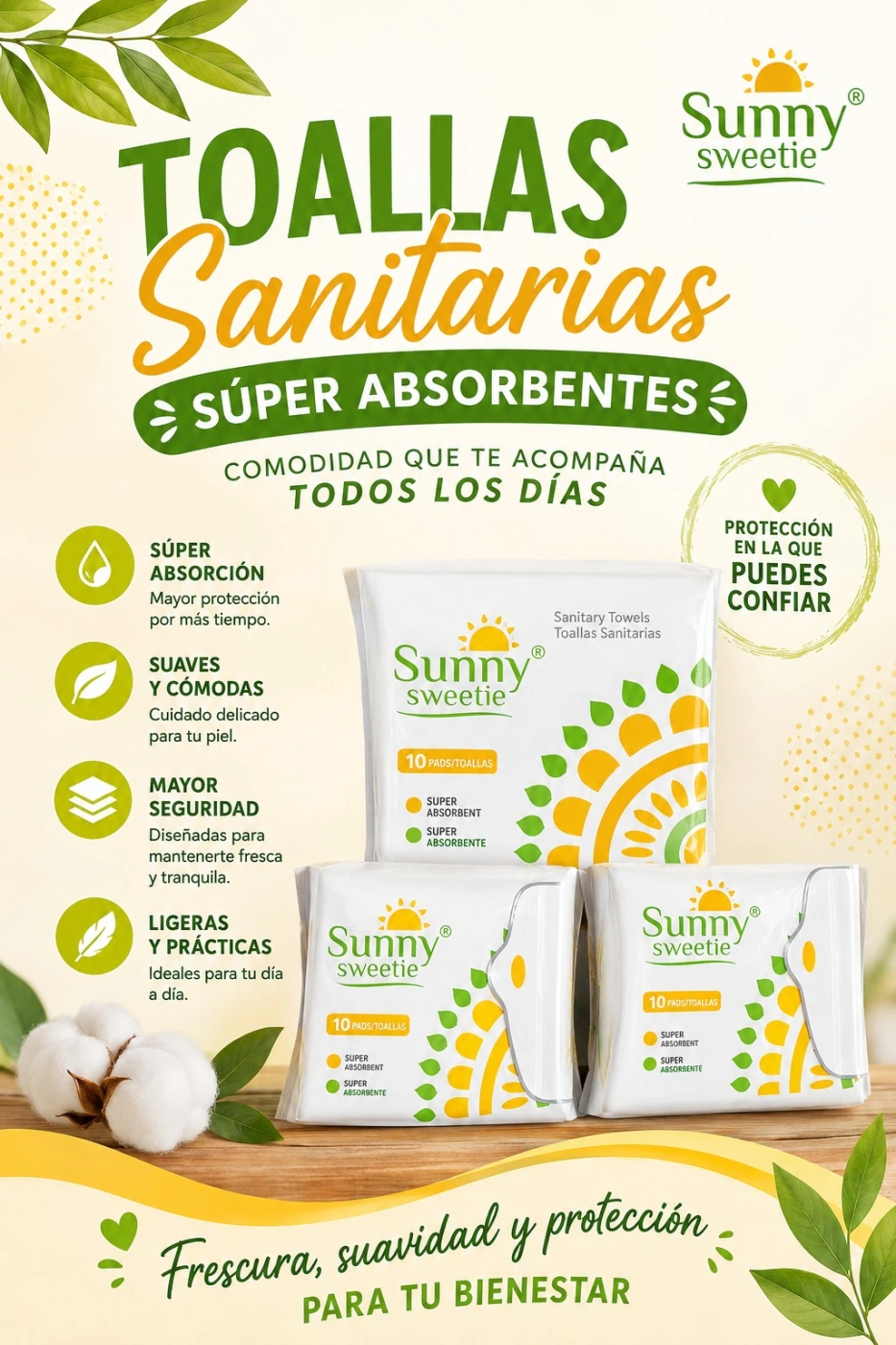 🌸 ¡Protección y comodidad todos los días! 🌸