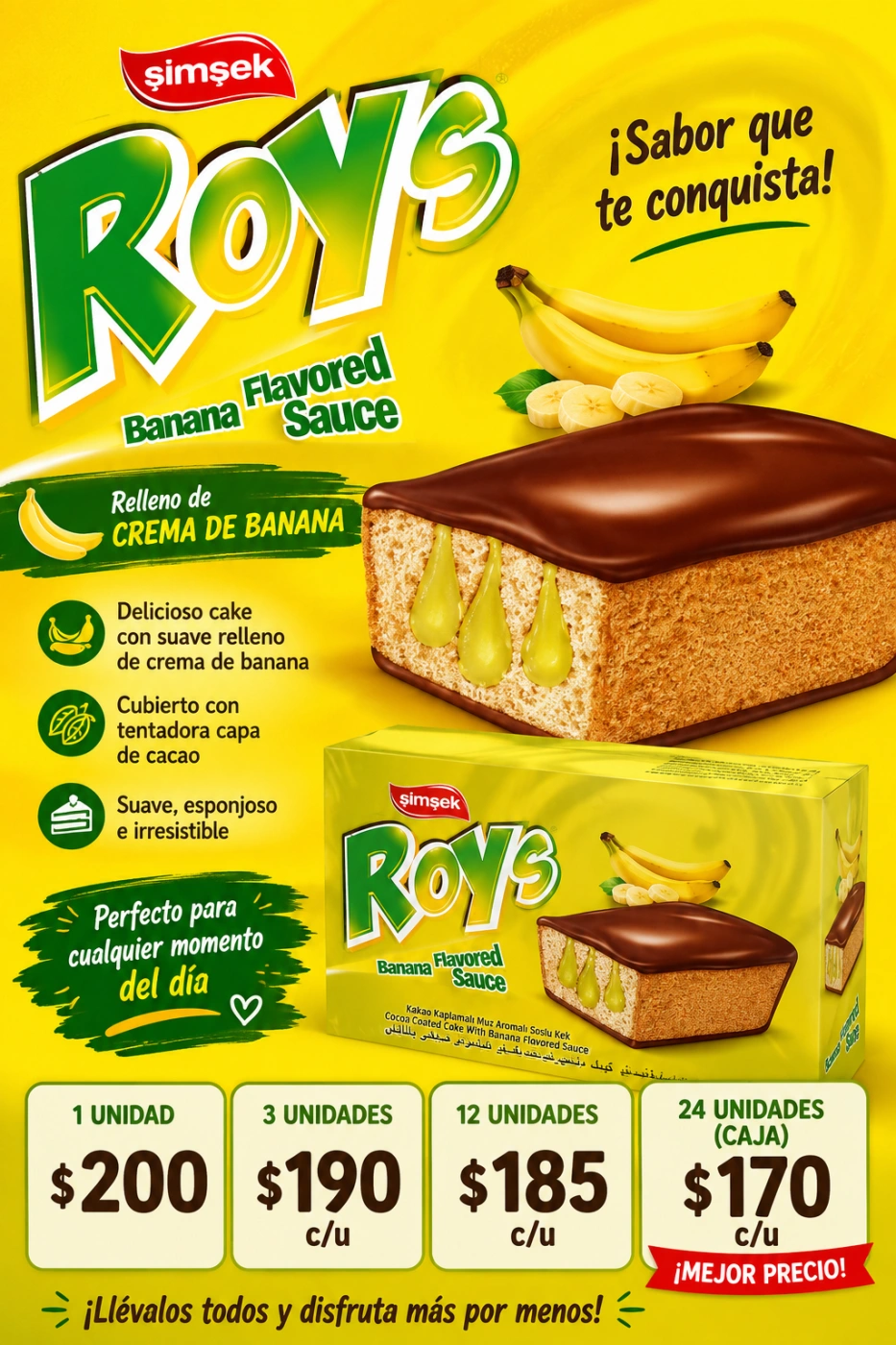🍌🍫¡ROY’S BANANA FLAVORED SAUCE! 🍫🍌