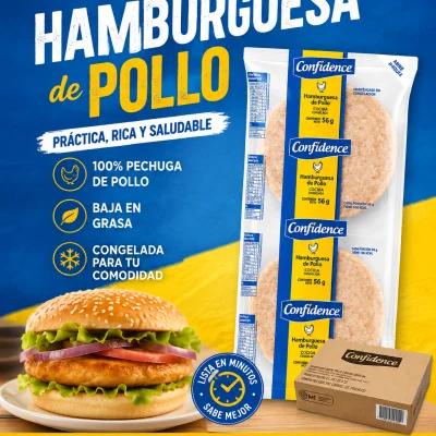 🍔 ¡HAMBURGUESA DE POLLO CONFIDENCE! 🍔