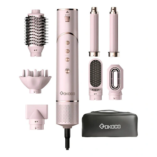 Secador Profesional 7 en 1 Gokoco Rosa