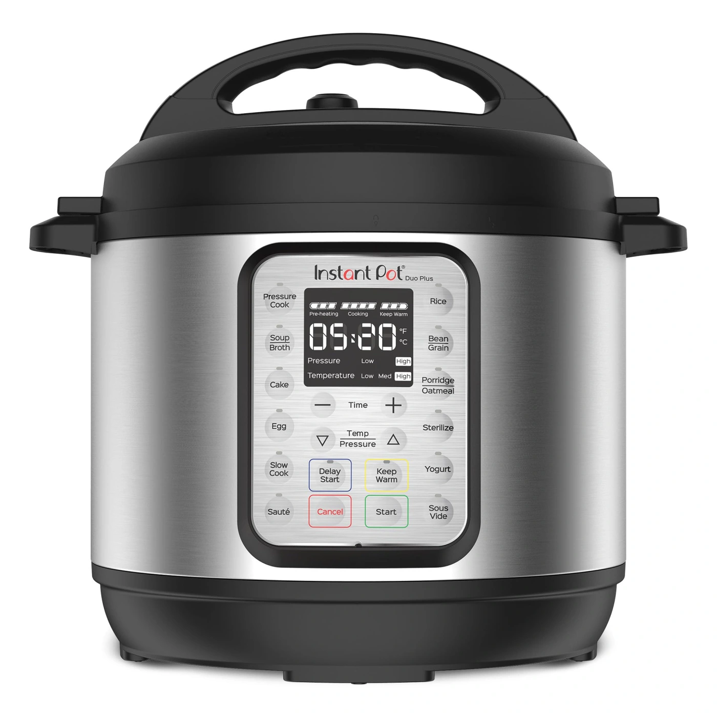 Olla de presión eléctrica 6 Qt con 9 funciones
