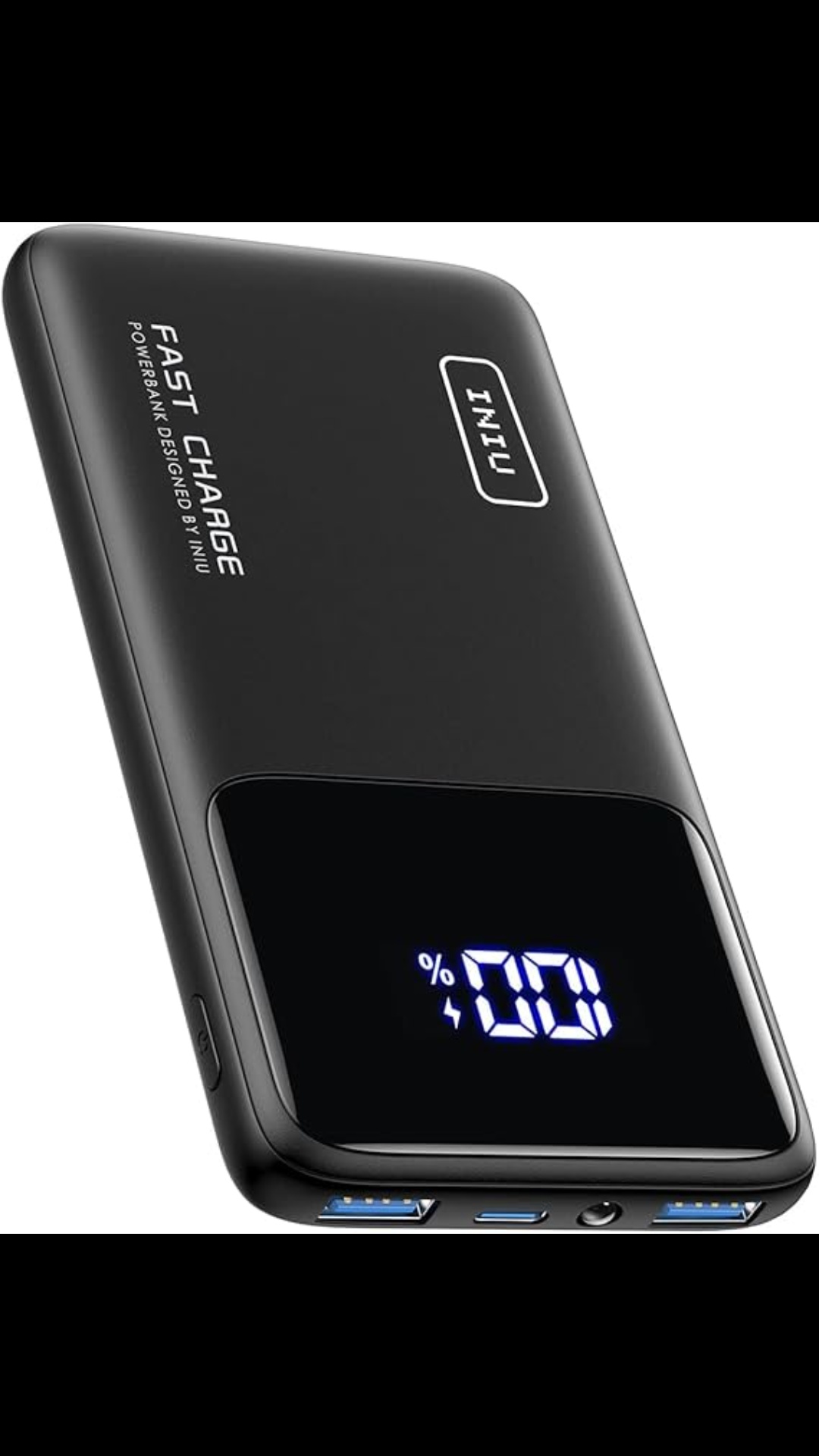Power Bank INIU 10000mAh con Carga Rápida 22.5W