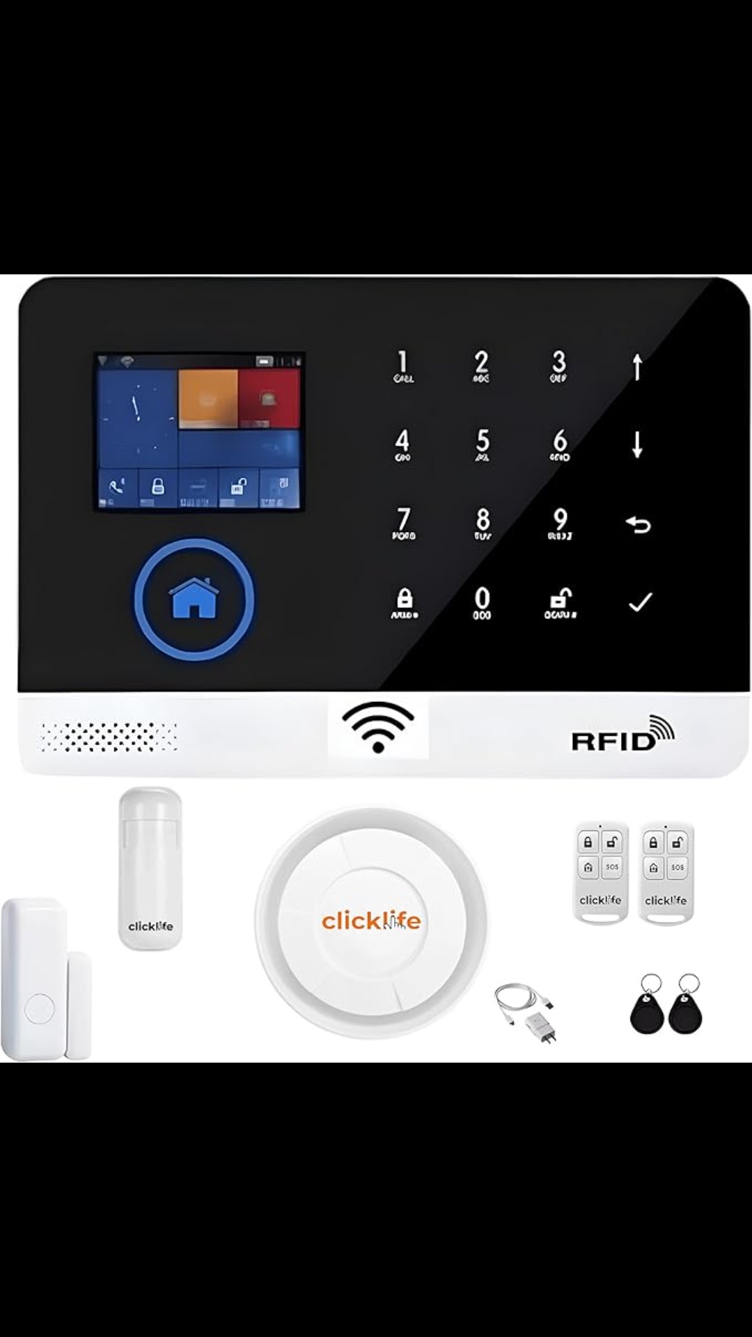 ClickLife Kit Alarma WiFi - Seguridad Inteligente para Hogar y Negocio