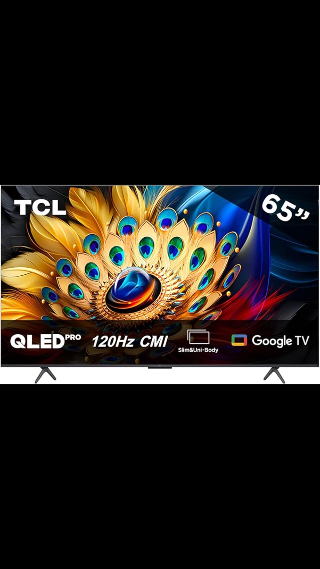 TCL Smart TV 65" QLED 4K HDR Google TV Pro 120Hz