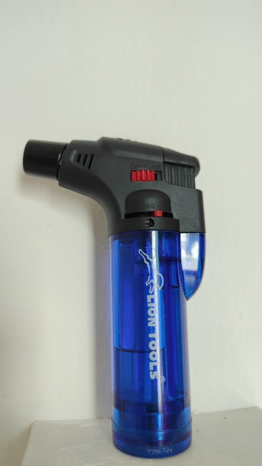 Encendedor Soplete Profesional LION TOOLS Azul Transparente
