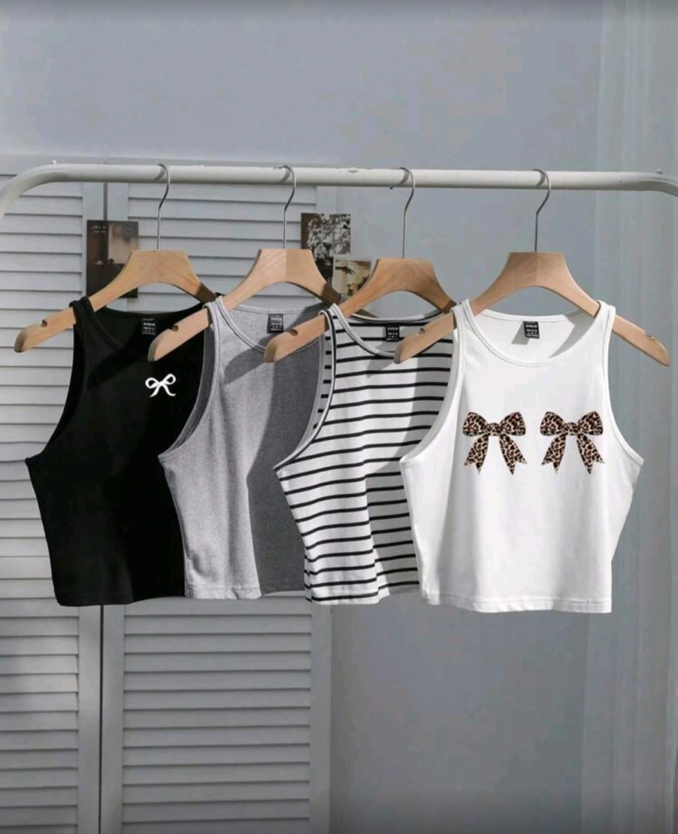 Juego de 4 camisetas para mujer