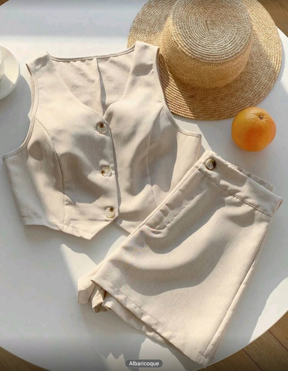 Juego de short para mujer