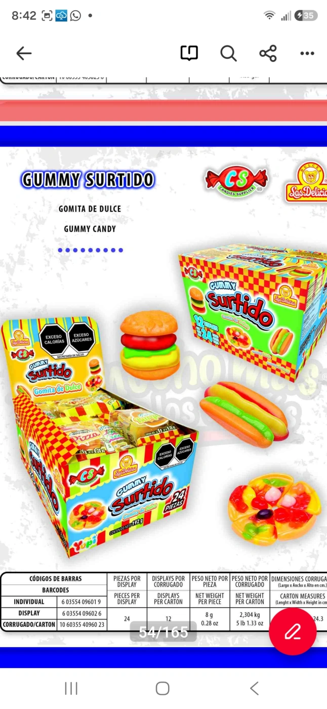 GUMMY SURTIDO CAJITA
