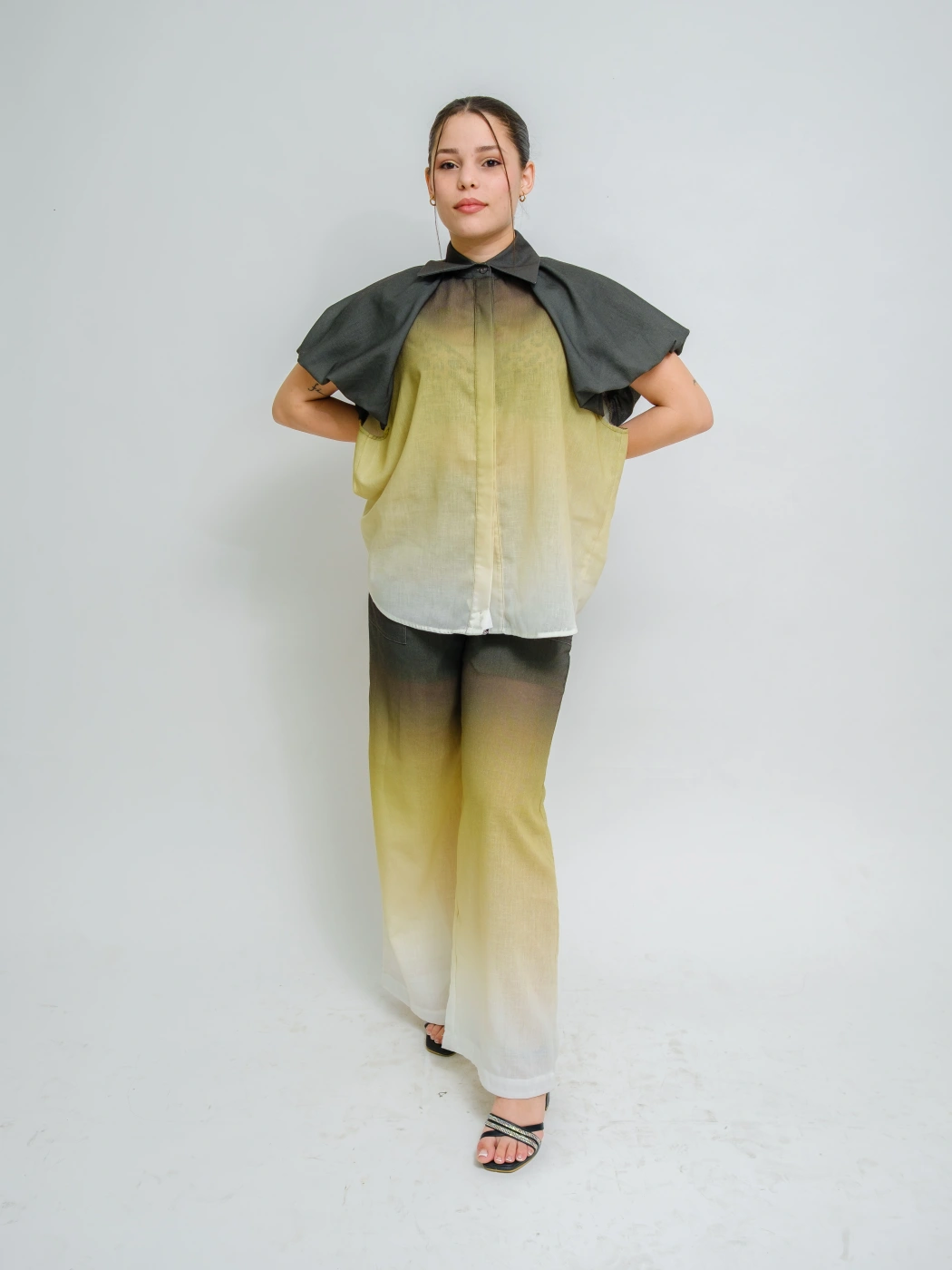 CAMISA VERDE DEGRADADA